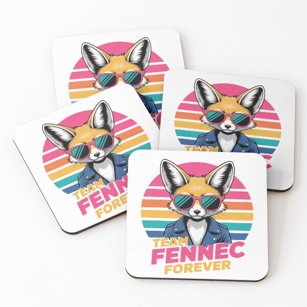 Item preview, Cool Fennec Fox Retro Sunset T-Shirt designed and sold by PixelMuse2024.