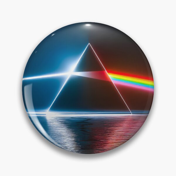 Item preview, Pyramid casting a rainbow spectrum over water designed and sold by AngelottiCR.