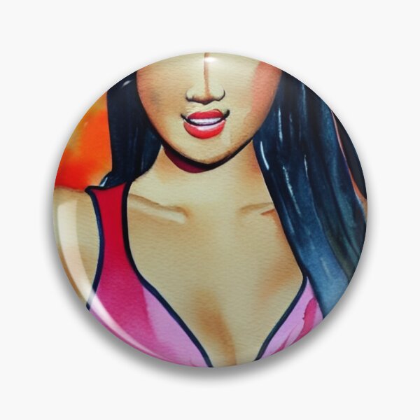 Item preview, Vibrant Watercolor Woman designed and sold by RobjM27.