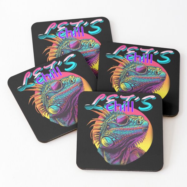 Item preview, Neon Iguana – Retro 80s Lizard Vibes designed and sold by Rantrix.