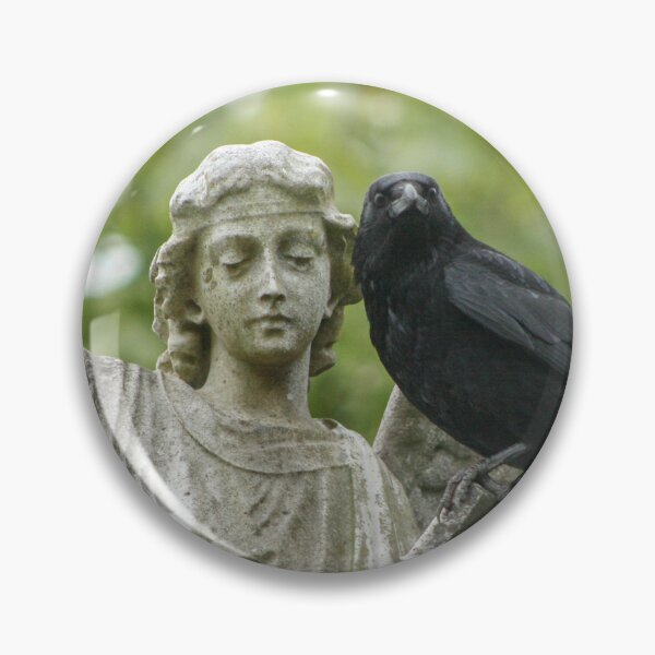 Item preview, Crow on statue designed and sold by Plyndara.