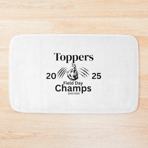 Item preview, Toppers 3x Field Day Champs designed and sold by Cancer Research Fundraiser.