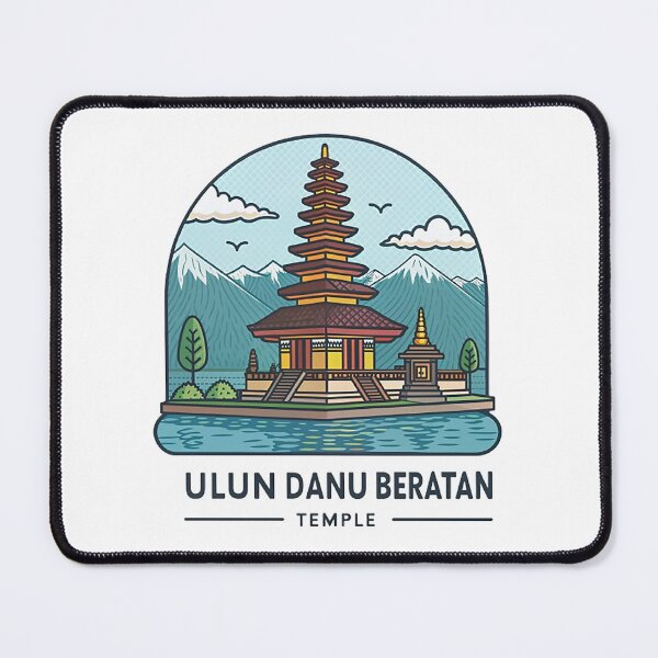 Item preview, Bali Ulun Danu Beratan Temple designed and sold by likbatonboot.