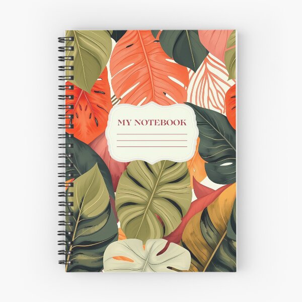 Item preview, Sunset Tropics Notebook –  Palm Pattern Journal for Writing designed and sold by Pandi-makes.