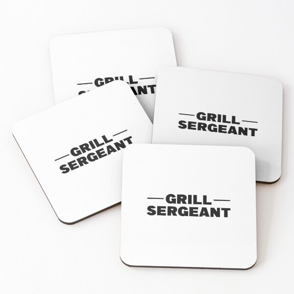 Item preview, Grill Sergeant Funny BBQ Design designed and sold by Combat Skies.