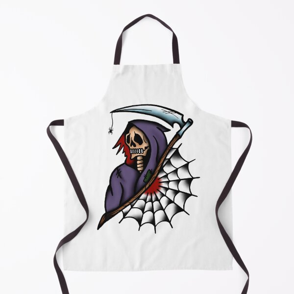 Item preview, Grim Reaper – Still Waiting Old School Tattoo Style designed and sold by Krisu444.