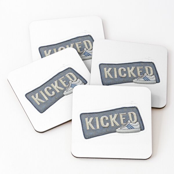 Item preview, KICKED – Amalgamation of shoes Lifestyle Emblem Sticker Best-selling design Premum quality viral drop reloaded designed and sold by Imaginarium of Chaos falcon88 .
