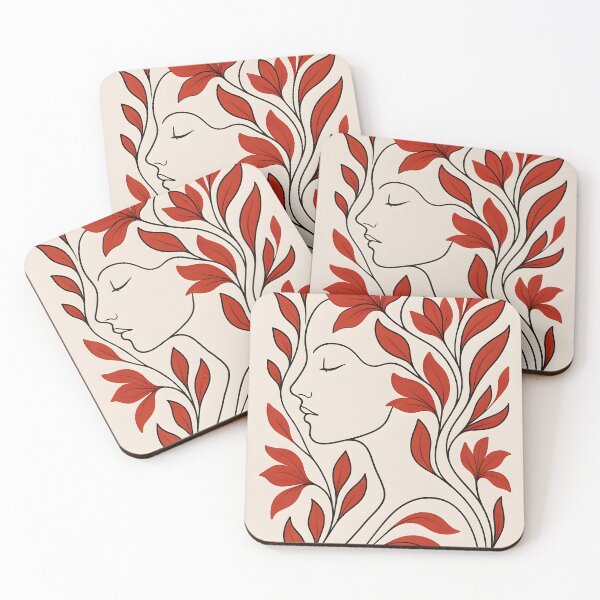 Item preview, Crimson Bloom: A Floral Silhouette designed and sold by chintee.
