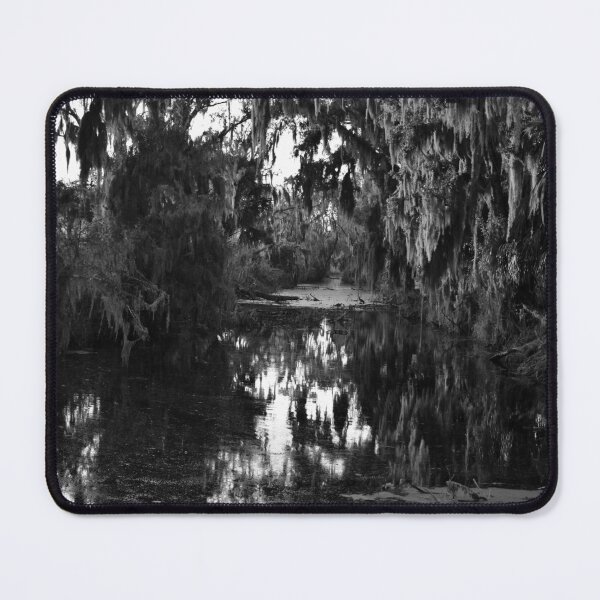 Item preview, Alligator Alley Canal Black And White designed and sold by MercerImages.