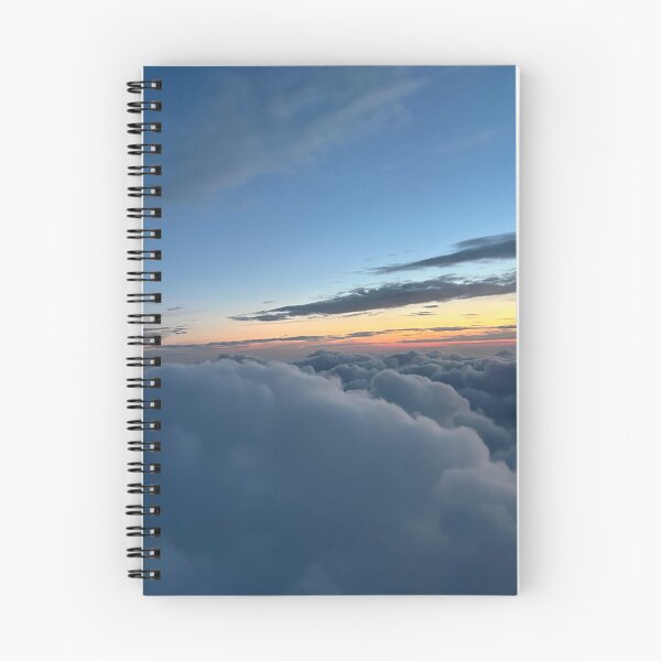 Item preview, Sunrise over puffy clouds designed and sold by ShortFinalArt.