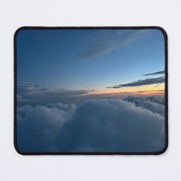 Item preview, Sunrise over puffy clouds designed and sold by ShortFinalArt.