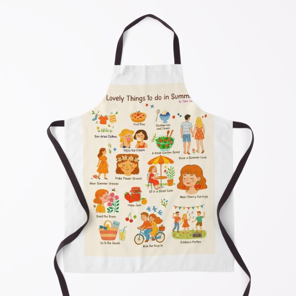 Item preview, Lovely things to do in summer- poster designed and sold by Taika Tori Art .