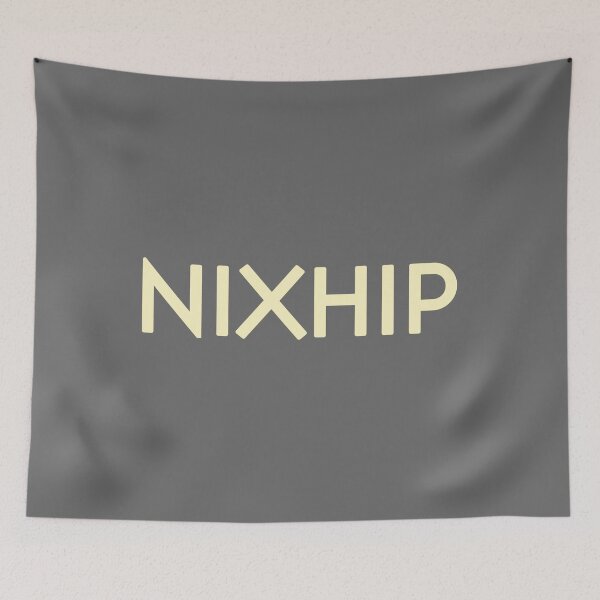Item preview, Nixhip Minimal Typography Text designed and sold by vibeno1.