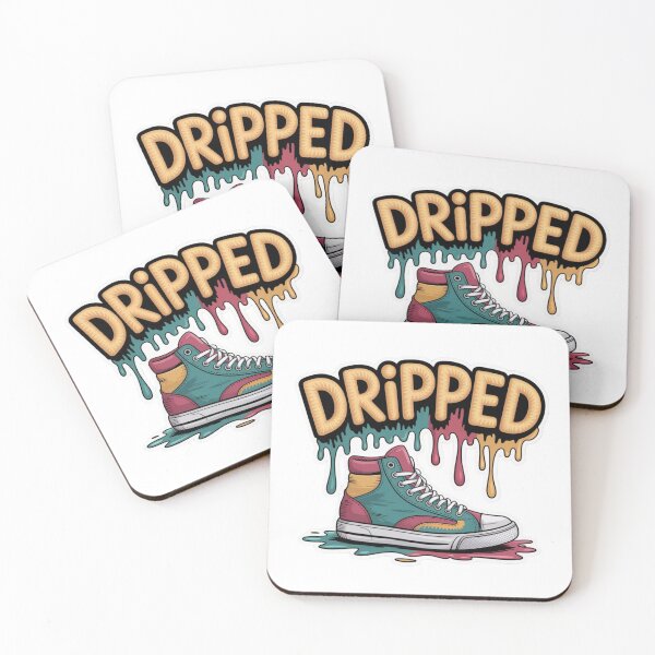 Item preview, DRIPPED – Amalgamation of Shoes Fashion Statement Sticker Best-selling design Premum quality viral drop reloaded designed and sold by Imaginarium of Chaos falcon88 .