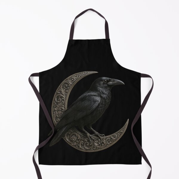 Item preview, The mystical connection between moon and raven designed and sold by Girih.