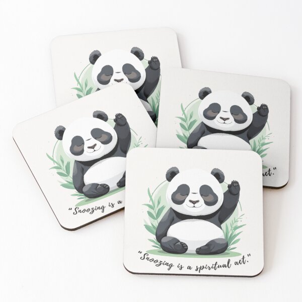 Item preview, Meditating Panda Accidentally Snoozing designed and sold by ZenAnimal.