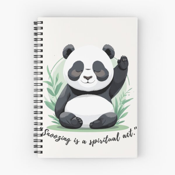 Item preview, Meditating Panda Accidentally Snoozing designed and sold by ZenAnimal.