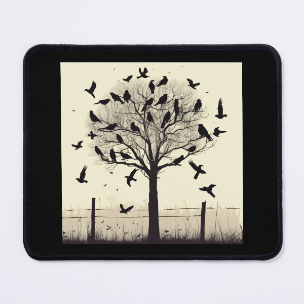 Item preview, Tree Full of Crows in a Black Silhouette designed and sold by Marymarice.