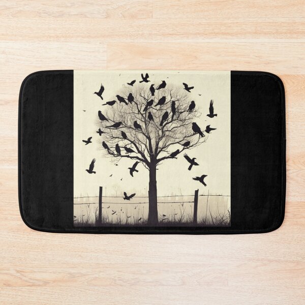 Item preview, Tree Full of Crows in a Black Silhouette designed and sold by Marymarice.