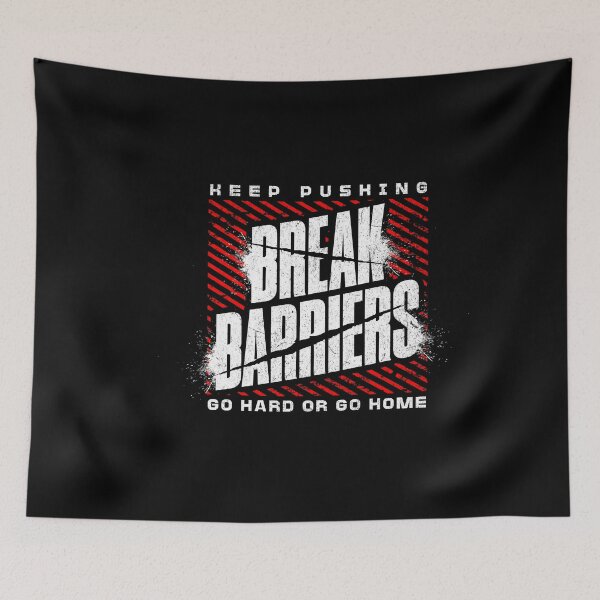Item preview, Break Barriers Grunge Streetwear designed and sold by flidesign .
