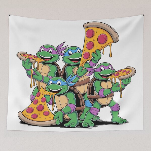 Item preview, Neon Ninja Legends – Retro Turtle Heroes designed and sold by Thompika.