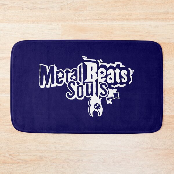 Item preview, Metal Beats Souls Title | Simple designed and sold by MonsterDeath.