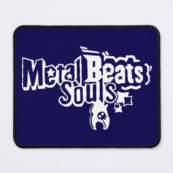 Item preview, Metal Beats Souls Title | Simple designed and sold by MonsterDeath.