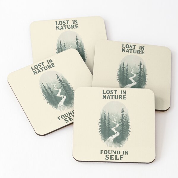 Item preview, Lost in Nature, Found in Self – Hiking  designed and sold by Fikuall.