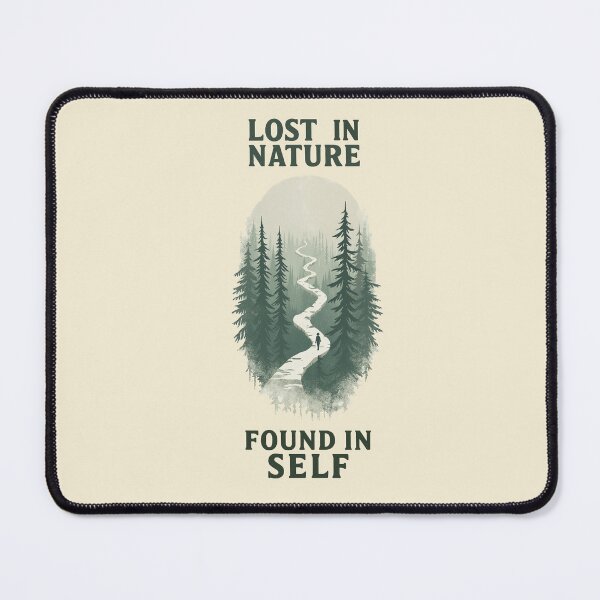 Item preview, Lost in Nature, Found in Self – Hiking designed and sold by Fikuall.