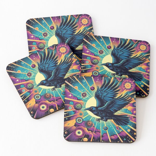 Item preview, mystic black crow designed and sold by Dogandesighn.