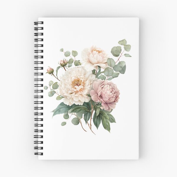 Item preview, Beautifully arranged peonies with eucalyptus leaves in soft pastel colors for floral decoration designed and sold by Ms. Iryna.