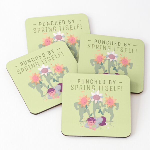 Item preview, Punched by Spring Itself - Funny Flower Allergy Attack designed and sold by NOTRE-BONHEUR.