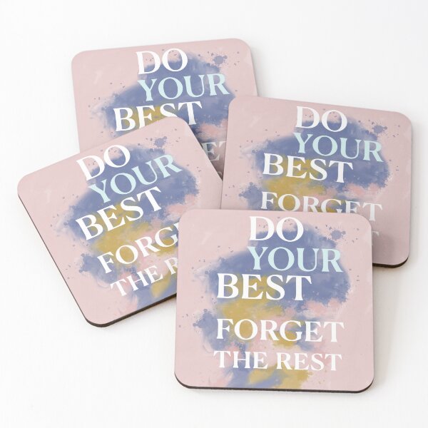 Item preview, Motivational Wall Art – Do Your Best Forget the Rest designed and sold by CreationbyNiki.