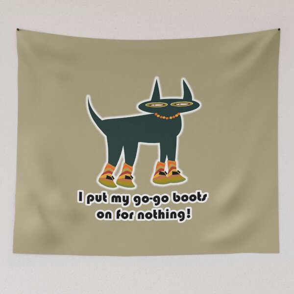 Item preview, Put his Go-Go Boots on for Nothing. designed and sold by WandaRichards.