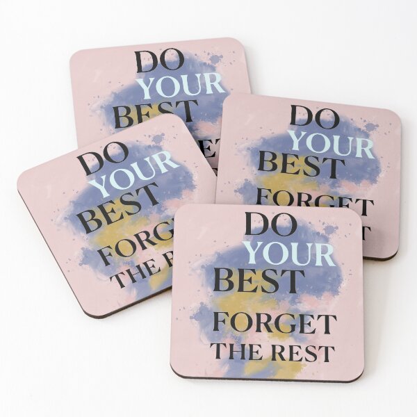 Item preview, Copy of Motivational Wall Art – Do Your Best Forget the Rest designed and sold by CreationbyNiki.