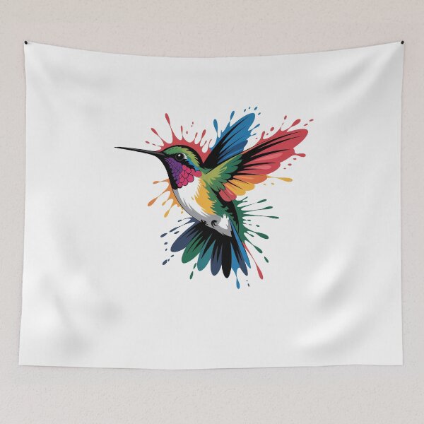 Item preview, Colorful Hummingbird With Color designed and sold by MooonTees.