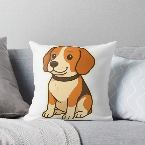 Item preview, Happy Beagle Dog Sticker. designed and sold by Graphiqe.