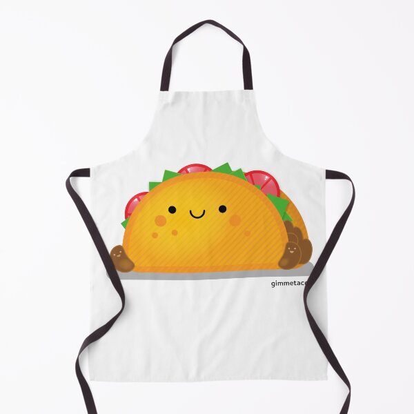 Item preview, Vegetarian Taco and Smiling Beans Kawaii Taco Time designed and sold by CovetedCove.