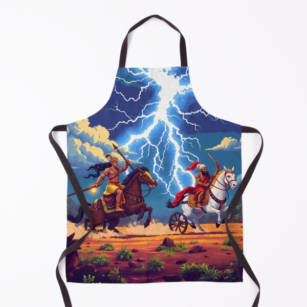 Item preview, Pixel Mahabharata: Arjuna vs Karna - 8-Bit Epic Battle Art for Gamers & Mythology Fans designed and sold by fusionwears.