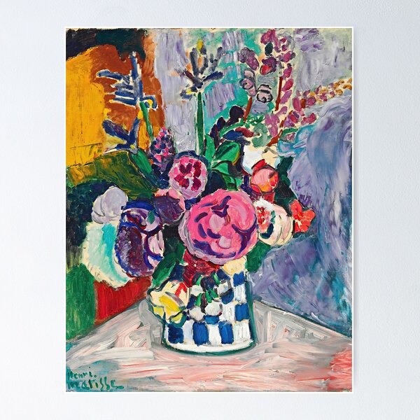 Aperçu de l'œuvre Henri Matisse, Les Pivoines, Fauvisme créée et vendue par Artistic Gift Print.