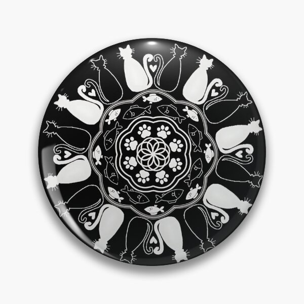 Item preview, Cat Mandala designed and sold by Japaholic.
