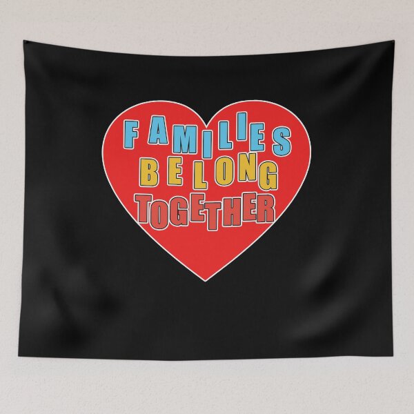 Item preview, FAMILIES BELONG TOGETHER Large HEART  designed and sold by LoveAndDefiance.