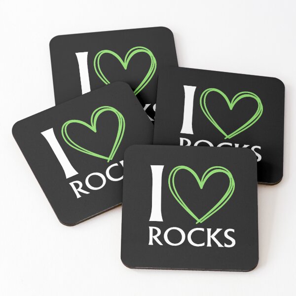 Item preview, I Love Rocks with Heart - Cute Circle Design for Geologists and Rockhounds  designed and sold by tumbleweedphoto.