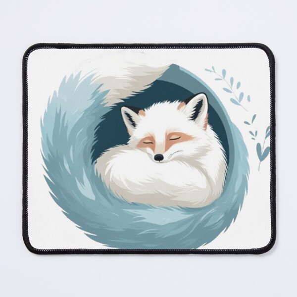 Item preview, Calm Arctic Fox in Snow designed and sold by ZenAnimal.