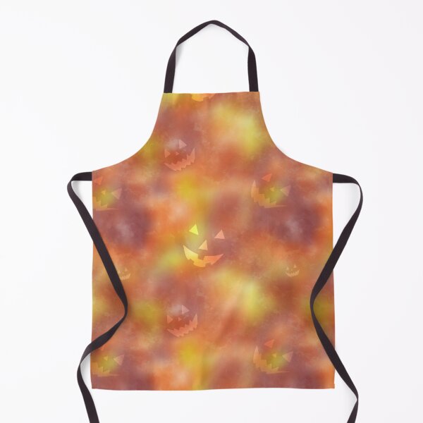 Item preview, Halloween Jack-O'-Lantern Faces on Autumn Blurred Background designed and sold by SylSam Creations.