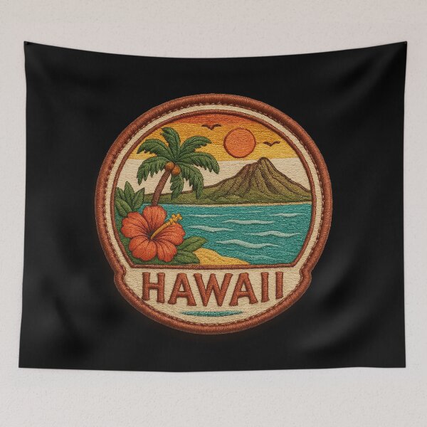Item preview, Hawaii – Tropical paradise captured in fabric designed and sold by Girih.