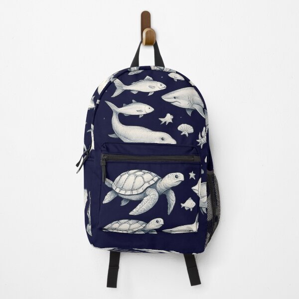 Item preview, Classic Sea Creatures Compendium - Detailed Marine Pattern designed and sold by Dakson Design - Fantasy Art.