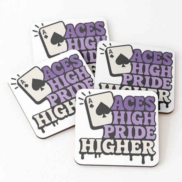 Item preview, Aces High Pride Higher – Ace Card Design designed and sold by Haus Of Sin.
