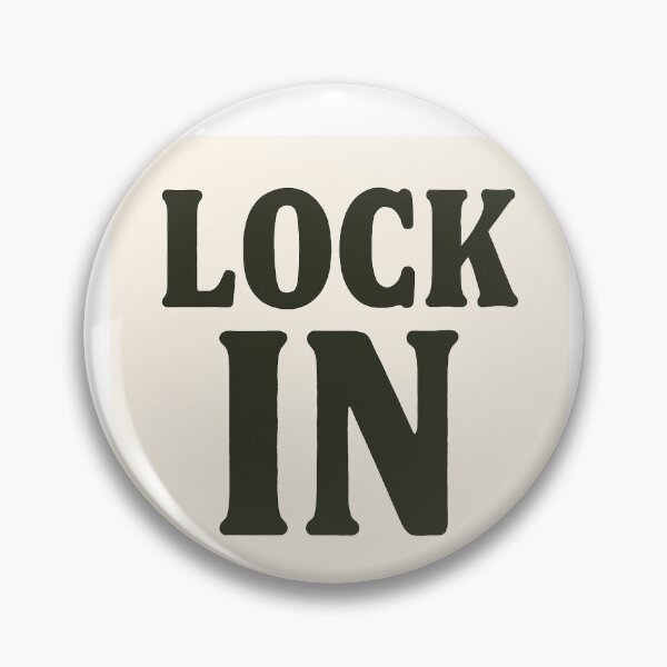 Item preview, LOCK IN Print designed and sold by SUPA PRINTZZ.