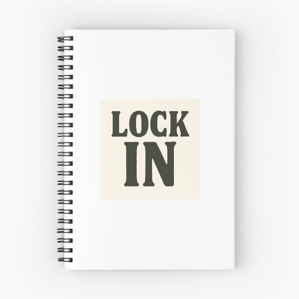 Item preview, LOCK IN Print designed and sold by SUPA PRINTZZ.